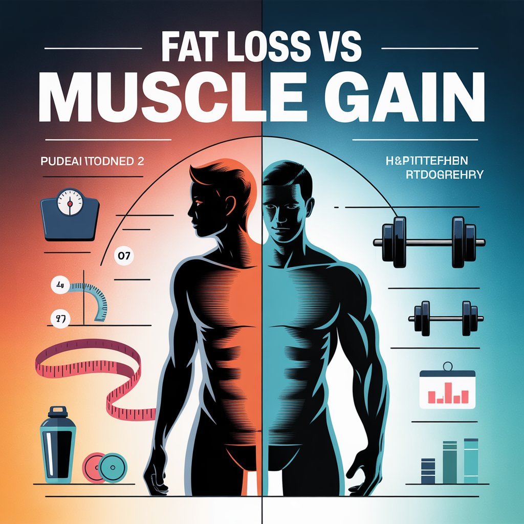 Fat loss vs Muscle Gain - Comparison