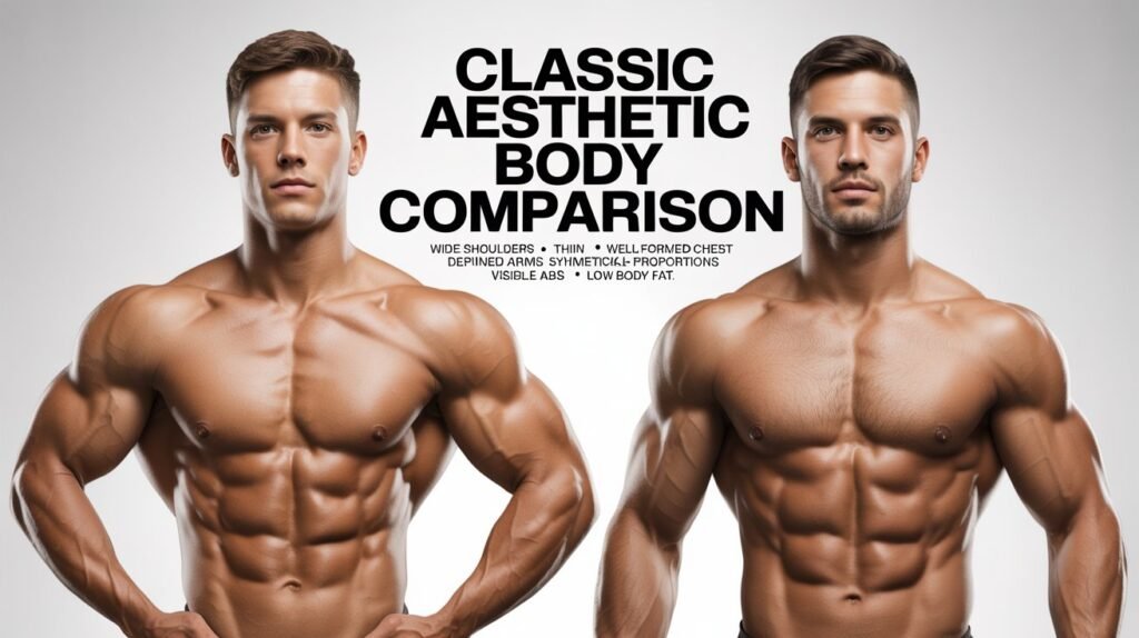 Classic Aesthetic physique Comparison
